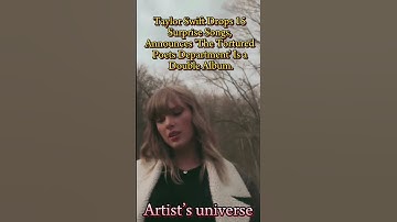 Is Taylor Swift’s “tortured poets departure ” a double album?