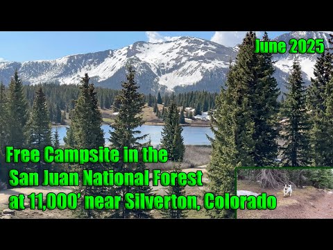 Camp: Free Dispersed in the San Juan National Forest at 11,000’ near Silverton, Colorado