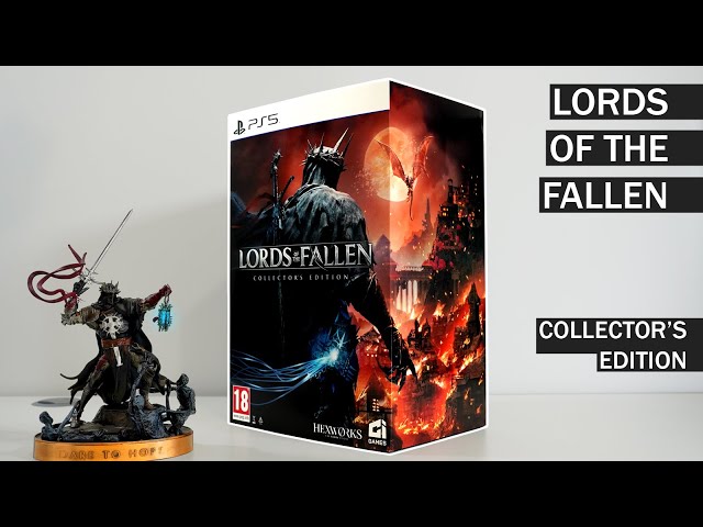 ASMR Unboxing Lords of the Fallen Collector's Edition for PlayStation 5  with Gameplay 