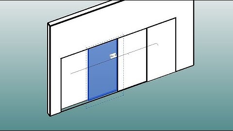 Revit Exercise (Day 201)- Sliding door with adjustable panel number