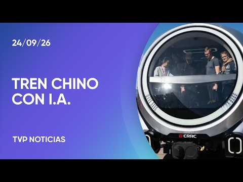 China presentó en Berlín un innovador tren equipado con inteligencia artificial