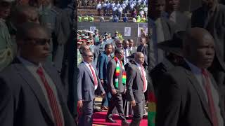 Arrival of the body of the late Air Commodore (Rtd) Simon Brian Bere at the National Heroes Acre #zw