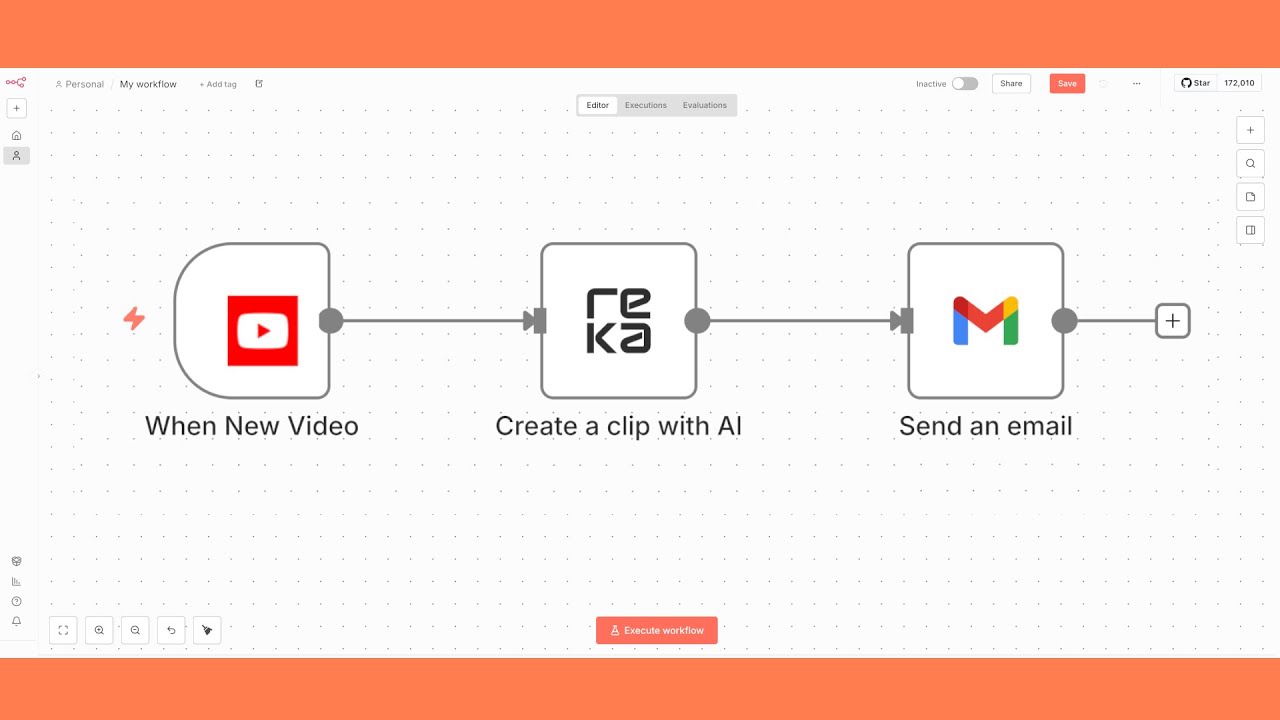 How to generate AI video clips from YouTube automatically with this n8n templates