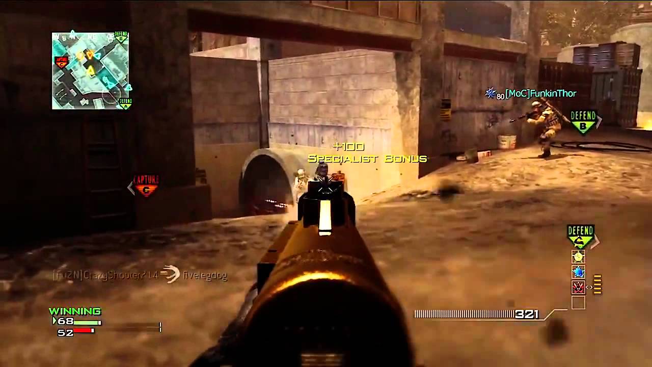 MW3: GOLD PP90 MOAB! Post 4 Post! Sick Commentary!