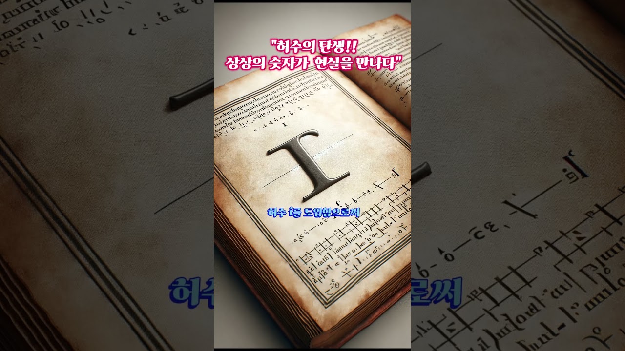 허수의 탄생: 상상의 숫자가 현실을 만나다!