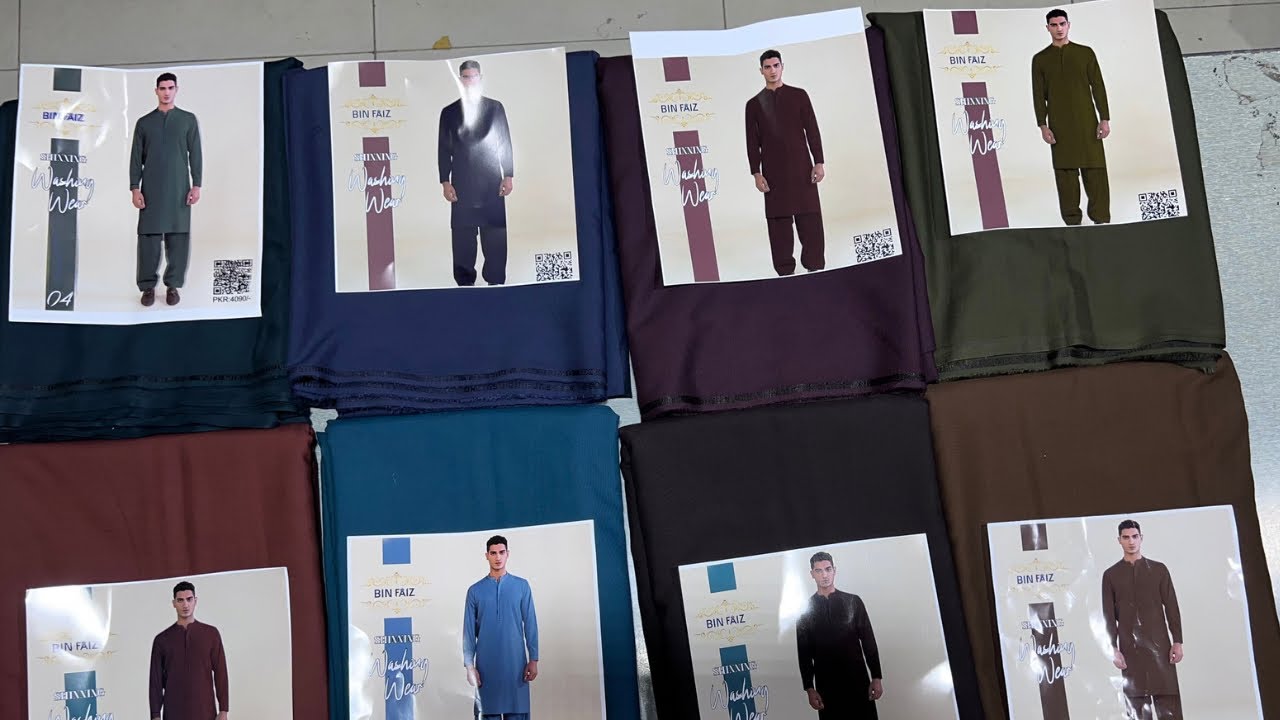 OMG!! Flat 70% Off ** Bin Faiz Original Gents Washing Wear Suit Sale | Super Wholesale Faisalabad |