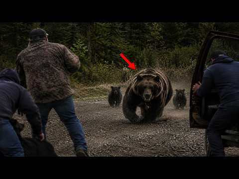 The Most Terrifying Bear Encounter Ever Filmed!!!