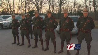 Rhode Island state troopers return from assisting with Sandy recovery efforts in New Jersey