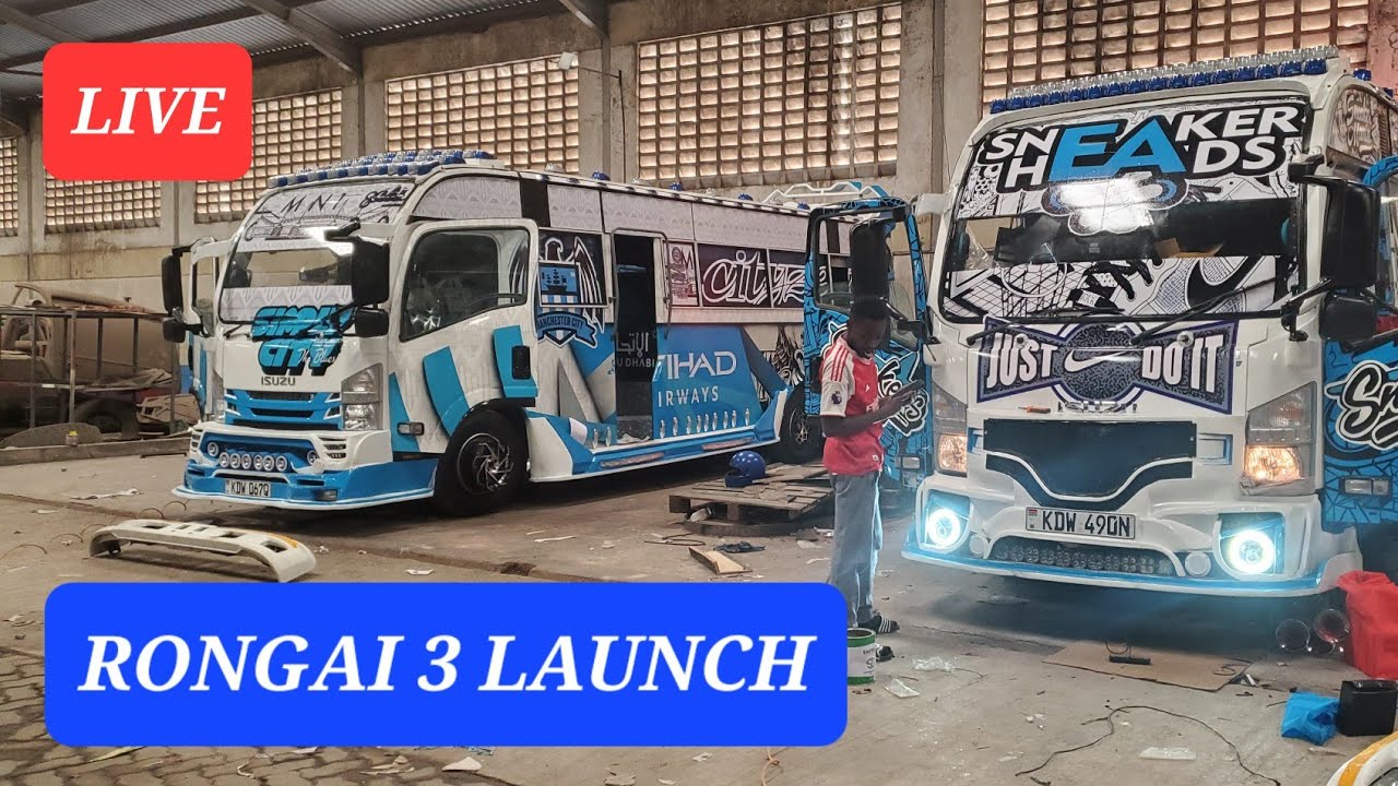 Nairobi's Rongai 3 triple Matatu Launch – Manyanga's Revealed 🔥  