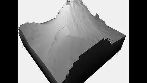 Mt.Fuji x Noise. Draw by openFrameworks