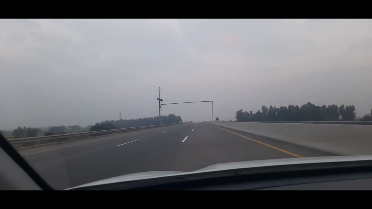 M3 SUNSET VIEW Right & Left GOING to Lahore Pakistan 🇵🇰 Travel with MAK 