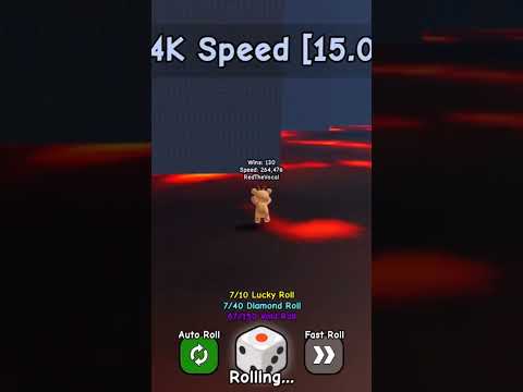 Testing +1 Speed Per RNG in Roblox