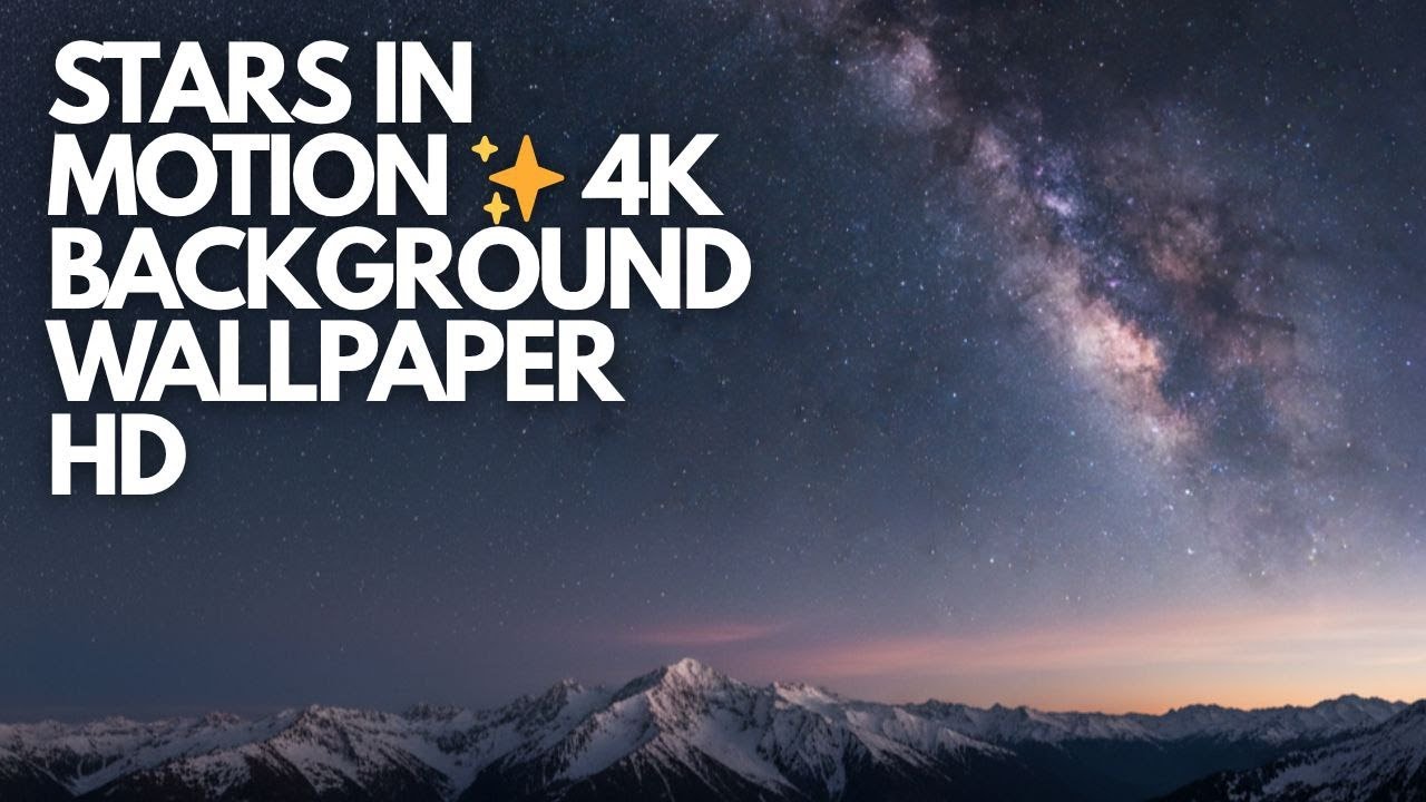 4K Flares Stars Motion Backgrounds Wallpaper HD✨ | Stunning Colorful Galaxy Light Animation