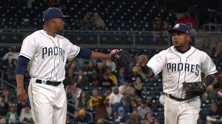 MIL@SD: Perdomo induces a 6-4-3 double play