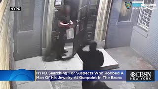 Caught On Video: Man Stripped Of His Jewelry At Gunpoint In Bronx Lobby