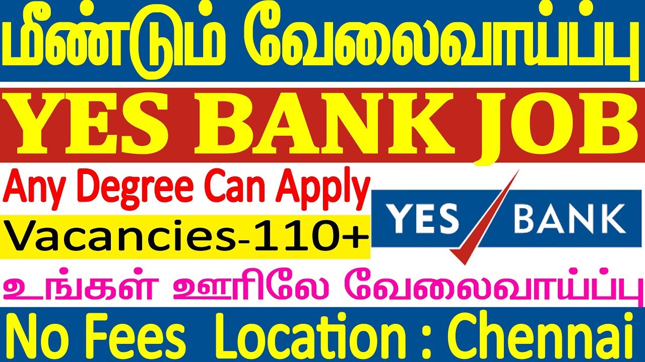 Private Bank Jobs For Freshers In Chennai Free Online