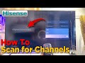 Hisense VIDAA TV How to Scan for Channels | Auto &amp; Manual Method