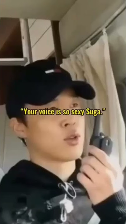 When jimin said suga's voice is sexy