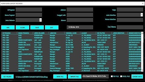 IMPORT DATA EXCEL | EXPORT DATA EXCEL TO PDF | EXCEL & VBA TUTORIAL