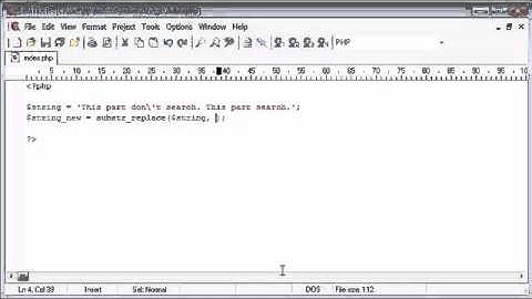 Beginner PHP Tutorial   50   String Functions  Replacing Part of a String   YouTube
