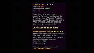 The Aurora Staff is a good weapon for it's price | Hypixel Skyblock