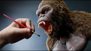 King Kong Sculpture Timelapse - Godzilla Vs. Kong