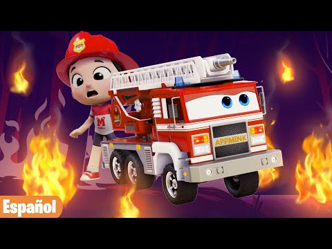 Camión de bomberos | Sí, sí, a jugar con los vehículos #appMinkEspañol Spanish Kids Video & Nursery