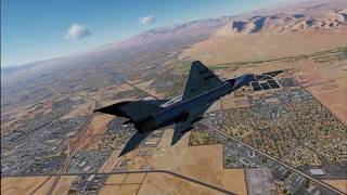 DCS MiG-21 - A smooth flight through Hoover Dam and over Las Vegas in VR via the Rift-S