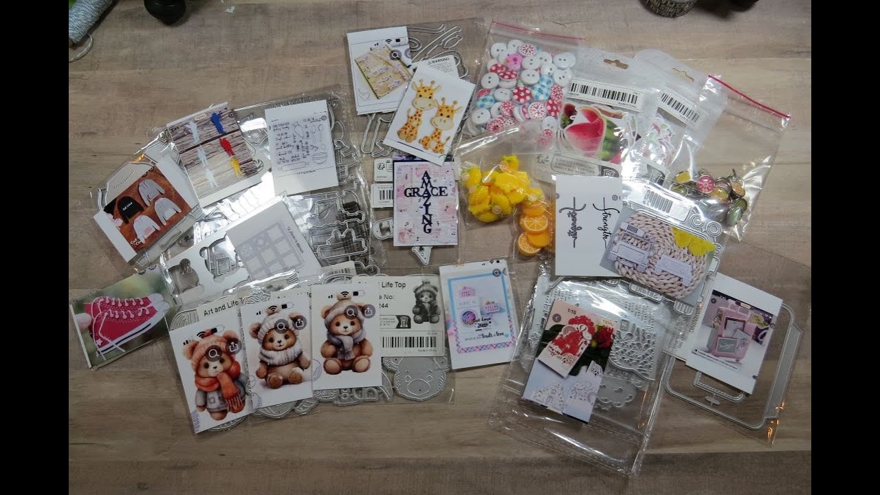 Temu Haul May - Dies - Embellishments - Scrapbooking