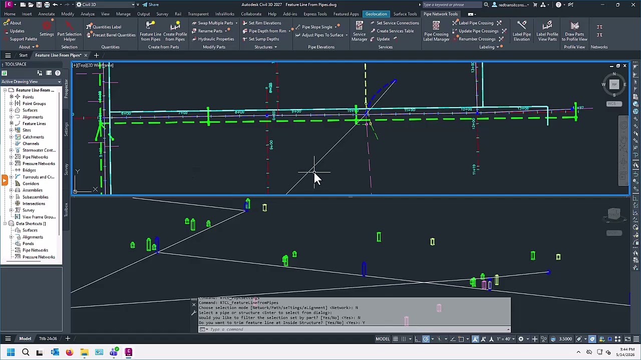 Pipe Network Productivity Tools is an add on application for AutoCAD Civil 3D

https://apps.autodesk.com/CIV3D/en/Detail/Index?id=5524458269357786704&appLang=en&os=Win32_64