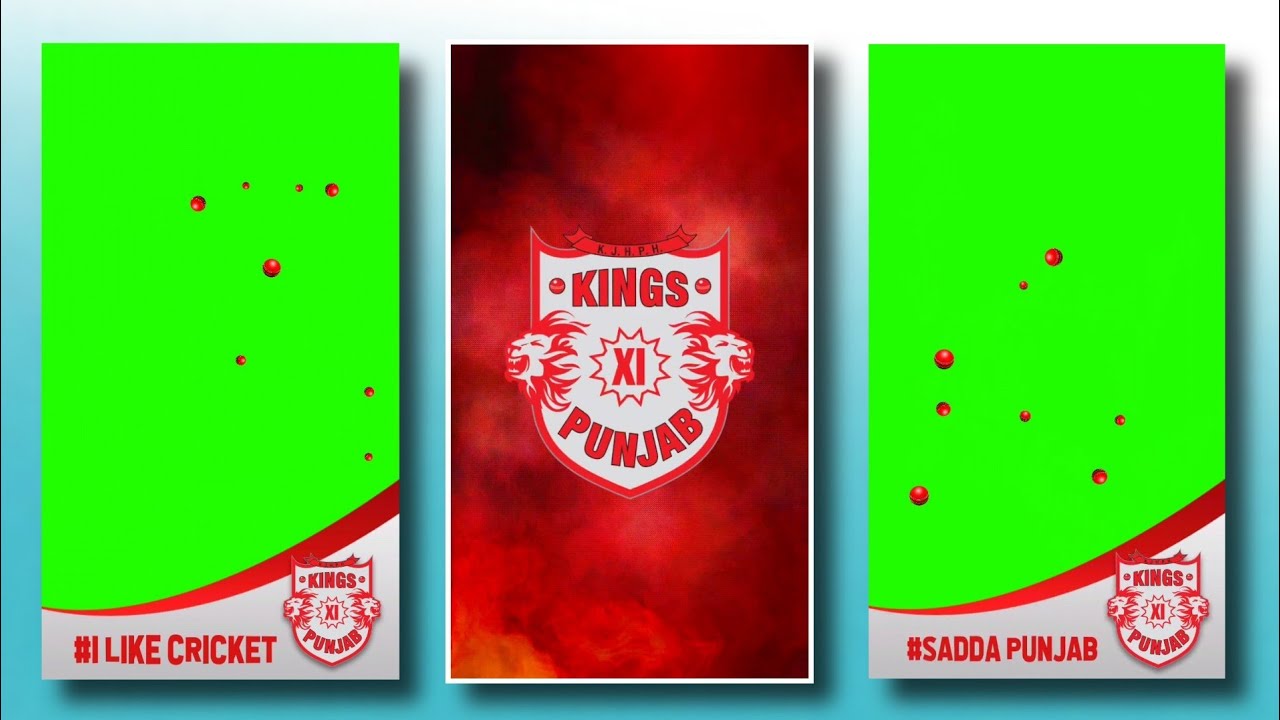 Kings xi Punjab | Ipl photo slideshow creation | green screen effects
