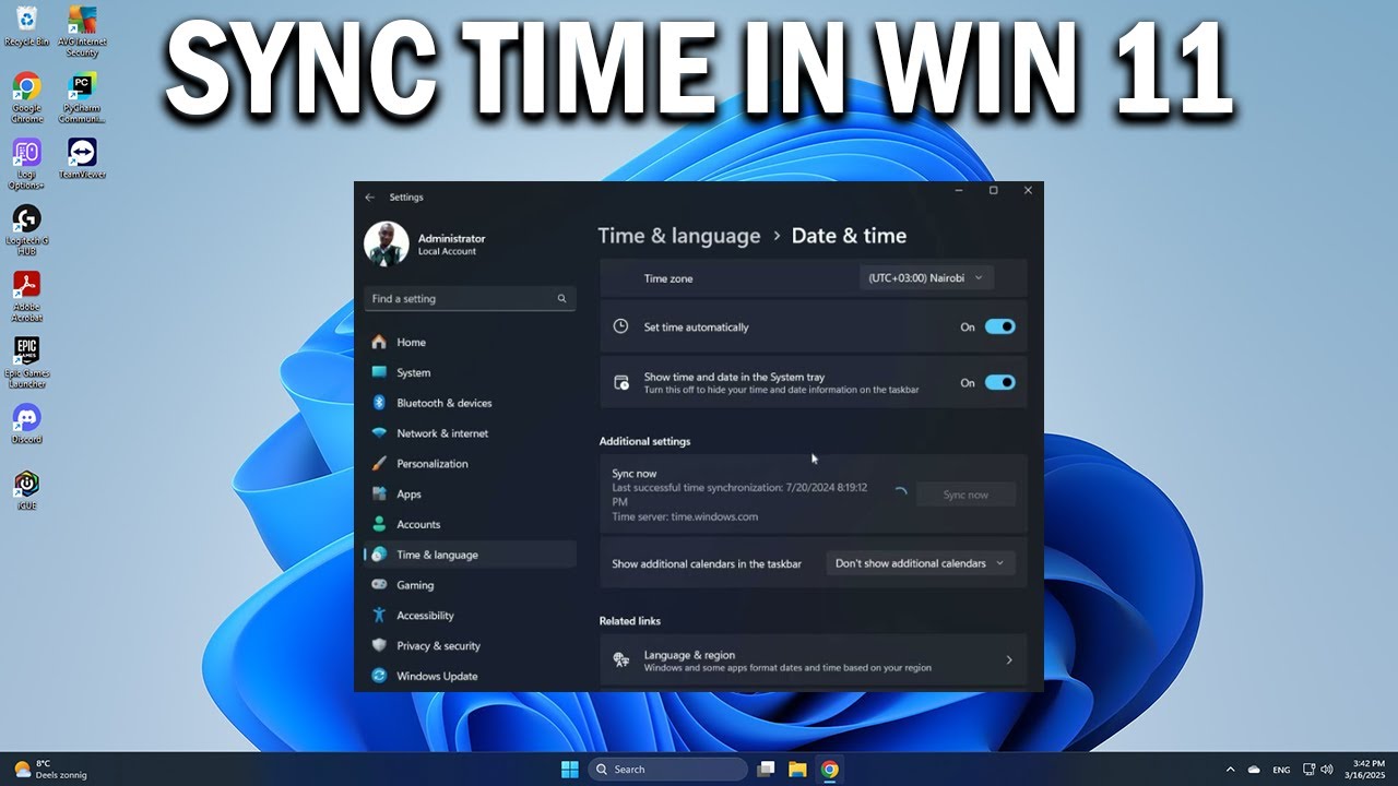 How To Force Windows 11 Time to Sync With a Time Server - Easy Fix
