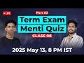TERM EXAM MENTI QUIZ – 2 | Class 8 | #class8 #quiz #challenge #foundation #science #math