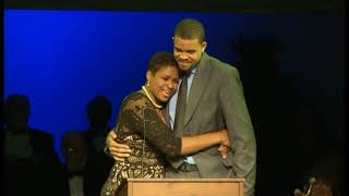 Celebrity Emancipator Pamela McGee 2012 Hall of Fame Speech with her son JaVale McGee Net Worth