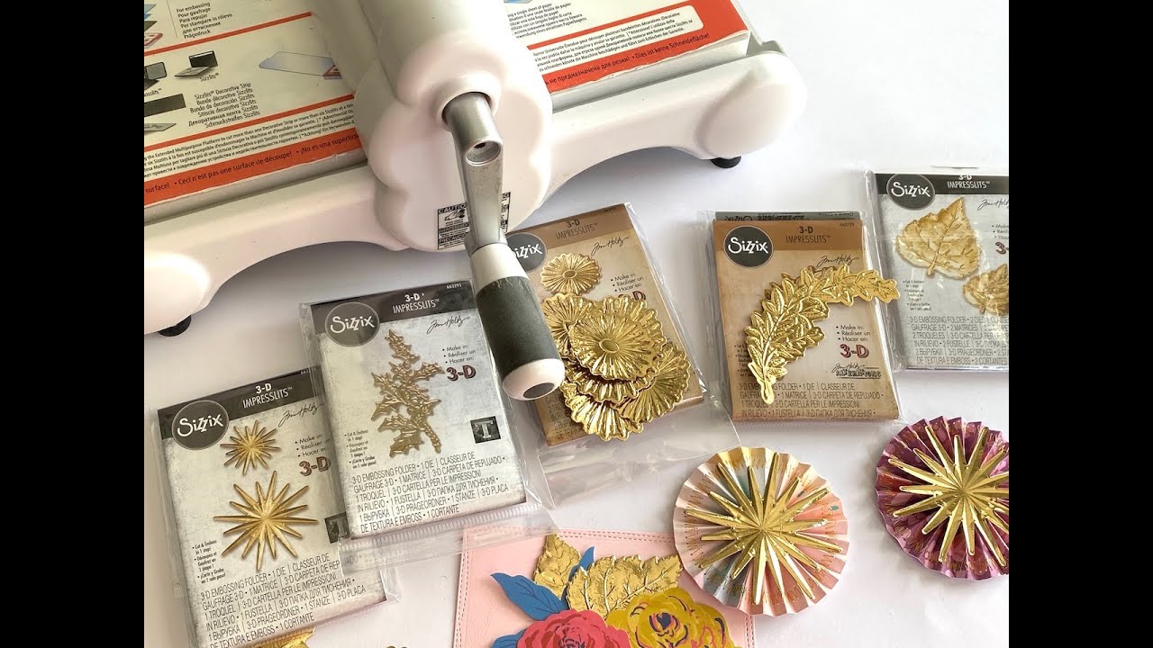 Sizzix 3D Impresslits | Examples | Plus Demo | Come SEE!! - YouTube