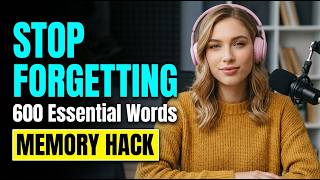 Stop Forgetting Words: 600 Essential English Vocabulary for Daily Life (Podcast)