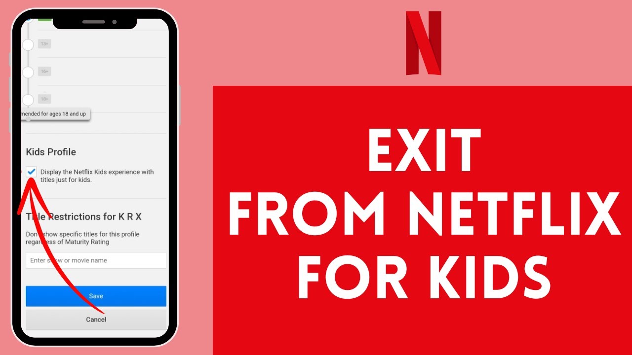 How to Exit From Netflix For Kids (2024) | Netflix Tutorial