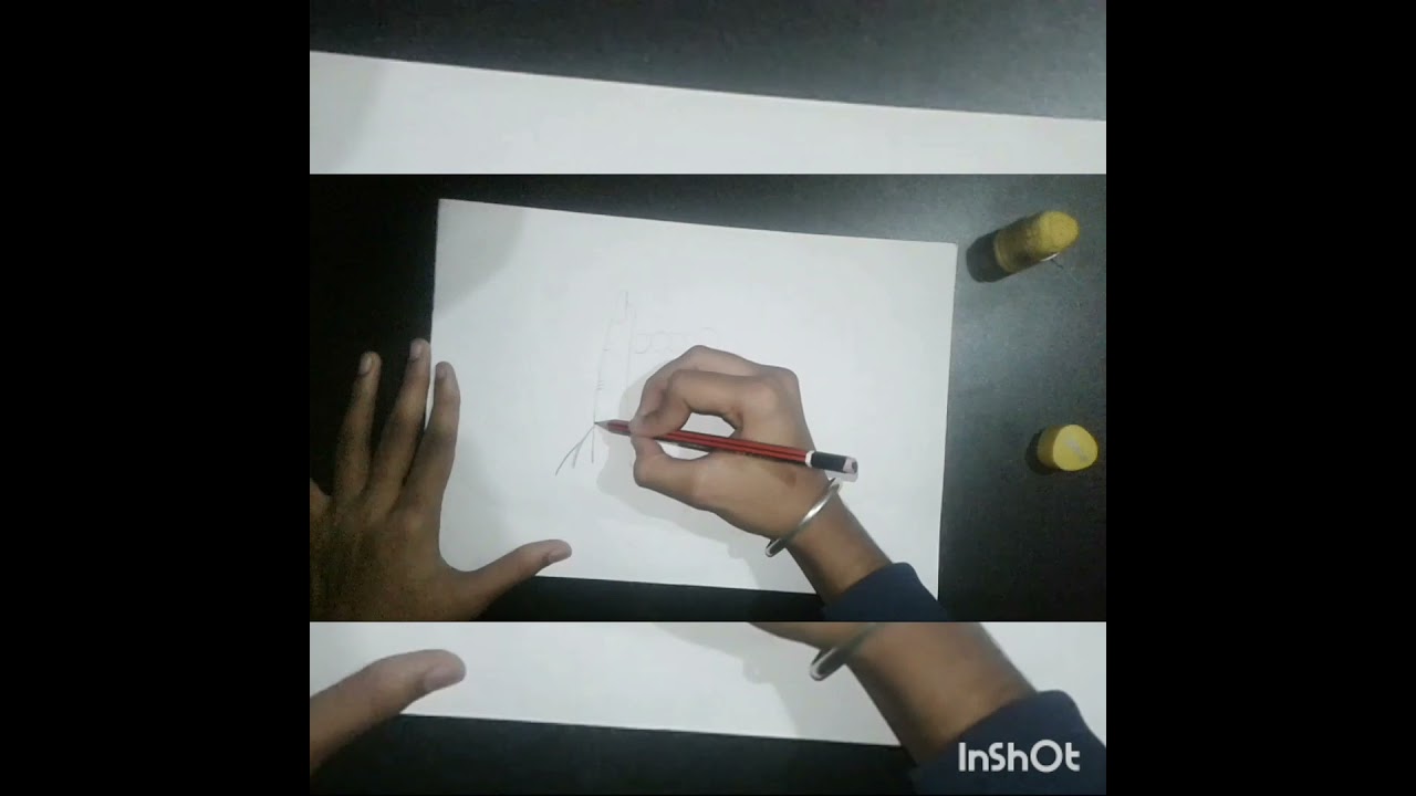 how to draw  a cute baby foot in her mother hand