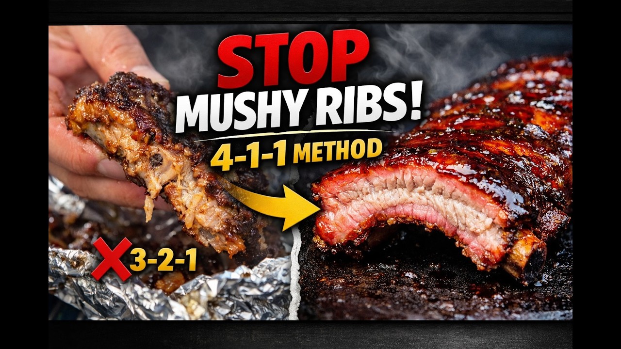 The 4-1-1 Rib Method (Perfect Bite-Through Ribs Every Time)