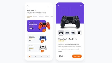 Flutter Gaming Shop App - Flutter UI