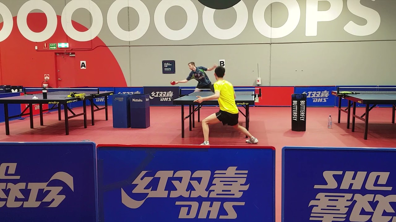 TABLE TENNIS AROUND THE NET ROLLER!