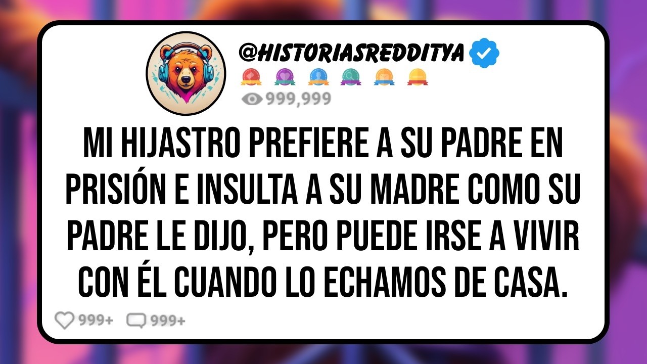 Mi HIJASTRO Le Molesta que Sea su PADRASTRO Porque Tiene a su PADRE Real en la Cárcel, Pero Entonce