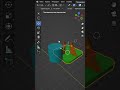 Позиционирование привязкой. Blender лайфхак