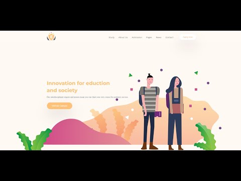 Online Education Website | Front End | React JS | SCSS | Vite JS