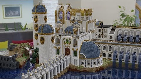 Lego 40,000+ brick palace in Mecabricks