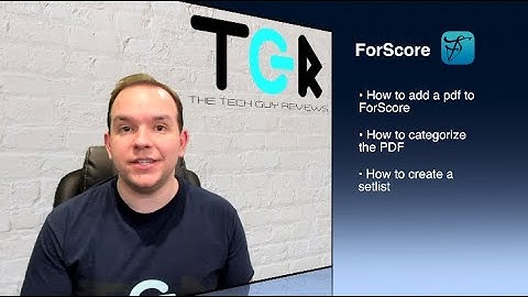 How to Use forScore | For Beginners