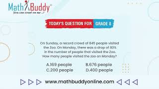 Math Practice Problem Grade 8 Question 303