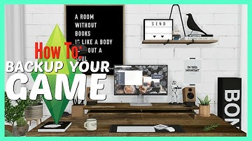 How To Backup Sims 4 Save Files - How To Backup Sims 4 Mods Folder - Tutorial And How To