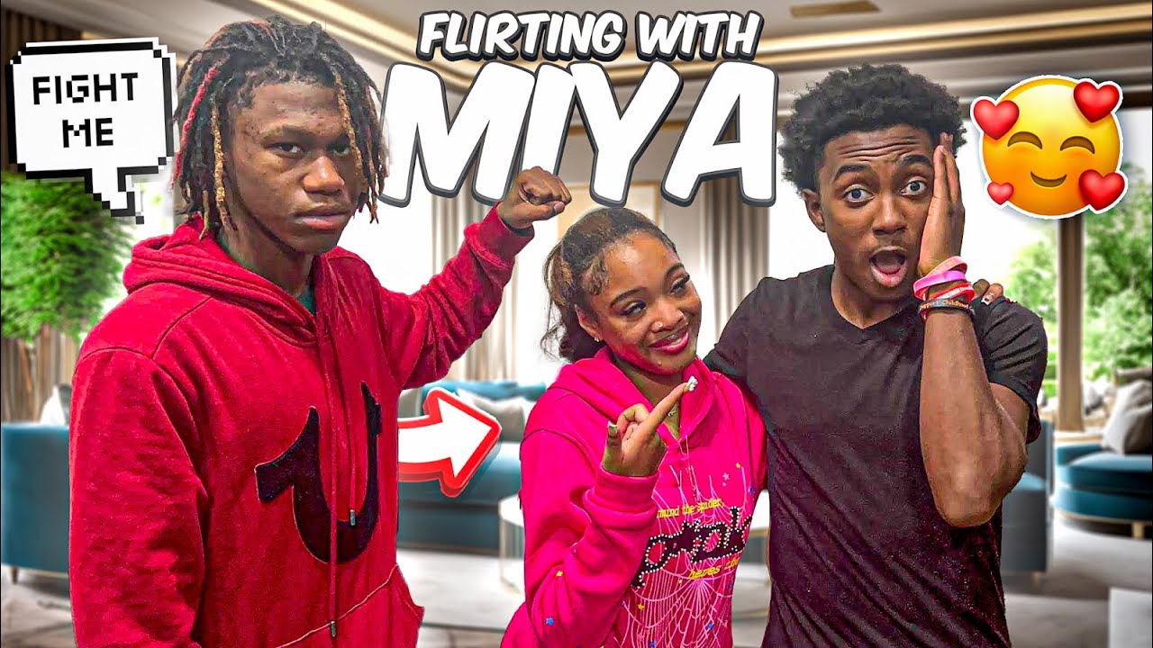 I FLIRTED WITH MIYA😱 IN FRONT OF JACKSON❗️❗️❗️( HE TRIED TO FIGHT ME)