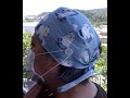 GORRO PARA SANITARIOS : Con pieza interior toalla/rizo para sudor  DIY*/ (superfácil).